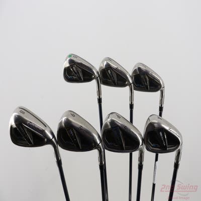 TaylorMade SIM2 MAX OS Iron Set 5-PW AW Fujikura Ventus Blue 5 Graphite Senior Right Handed +3/4"