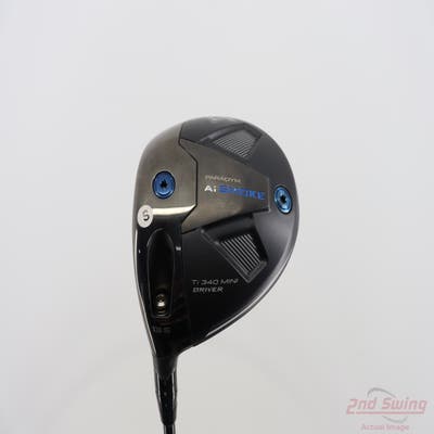 Mint Callaway Paradym Ai Smoke Ti 340 Mini Driver 13.5° Graphite Design Tour AD CQ-6 Graphite Stiff Left Handed 43.75in