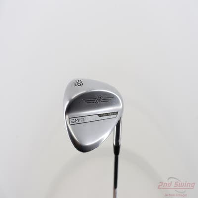 Titleist Vokey SM10 Tour Chrome Wedge Lob LW 58° 14 Deg Bounce K Grind Titleist Vokey BV Steel Wedge Flex Right Handed 35.25in