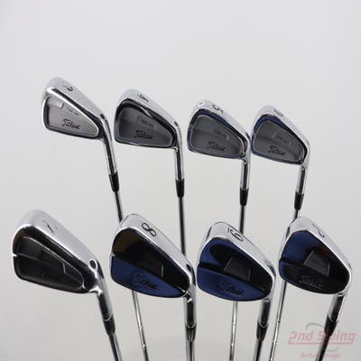 Titleist 735.CM Chrome Iron Set 4-PW True Temper Dynamic Gold S300 Steel Stiff Right Handed +1/4"