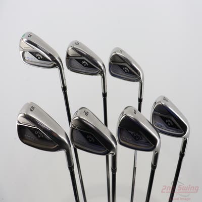 Callaway Paradym Ai Smoke Max Fast Iron Set 5-PW AW MCA Tensei Blue/Silver 40 Graphite Senior Right Handed +1/2"