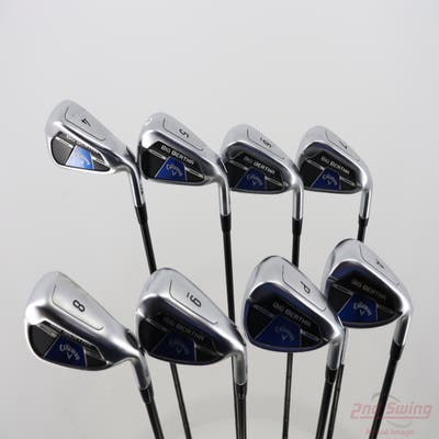 Callaway Big Bertha B21 Iron Set 4-PW GW True Temper Elevate Tour Steel Stiff Right Handed +1 1/2"