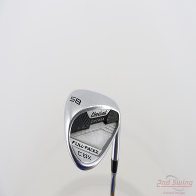 Cleveland CBX Full Face 2 Wedge Lob LW 58° 12 Deg Bounce Dynamic Gold Spinner TI Steel Wedge Flex Right Handed 35.25in