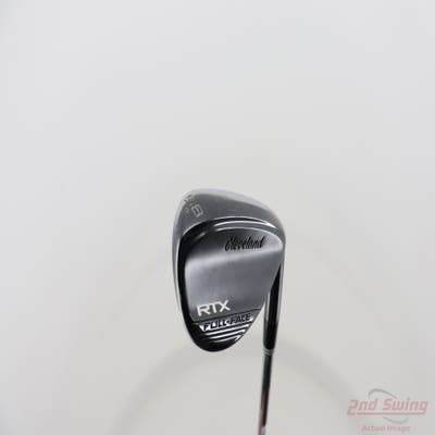 Cleveland RTX Full Face Black Satin Wedge Lob LW 58° 9 Deg Bounce Dynamic Gold Spinner TI Steel Wedge Flex Right Handed 35.0in