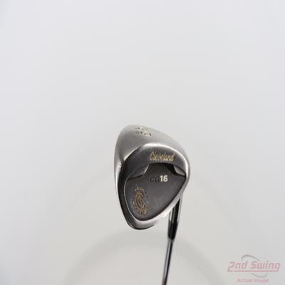 Cleveland CG16 Black Zip Groove Wedge Lob LW 60° 12 Deg Bounce Cleveland Traction Wedge Steel Wedge Flex Right Handed 35.5in