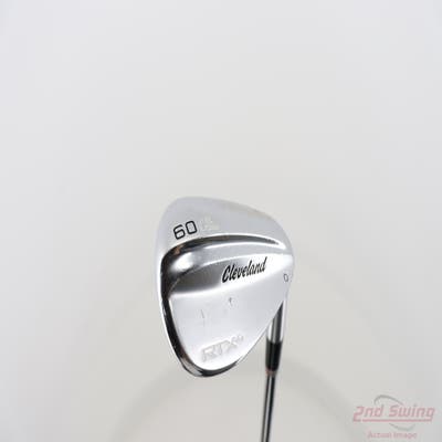 Cleveland RTX 4 Tour Satin Wedge Lob LW 60° 10 Deg Bounce Low Dynamic Gold Tour Issue S400 Steel Stiff Right Handed 35.5in