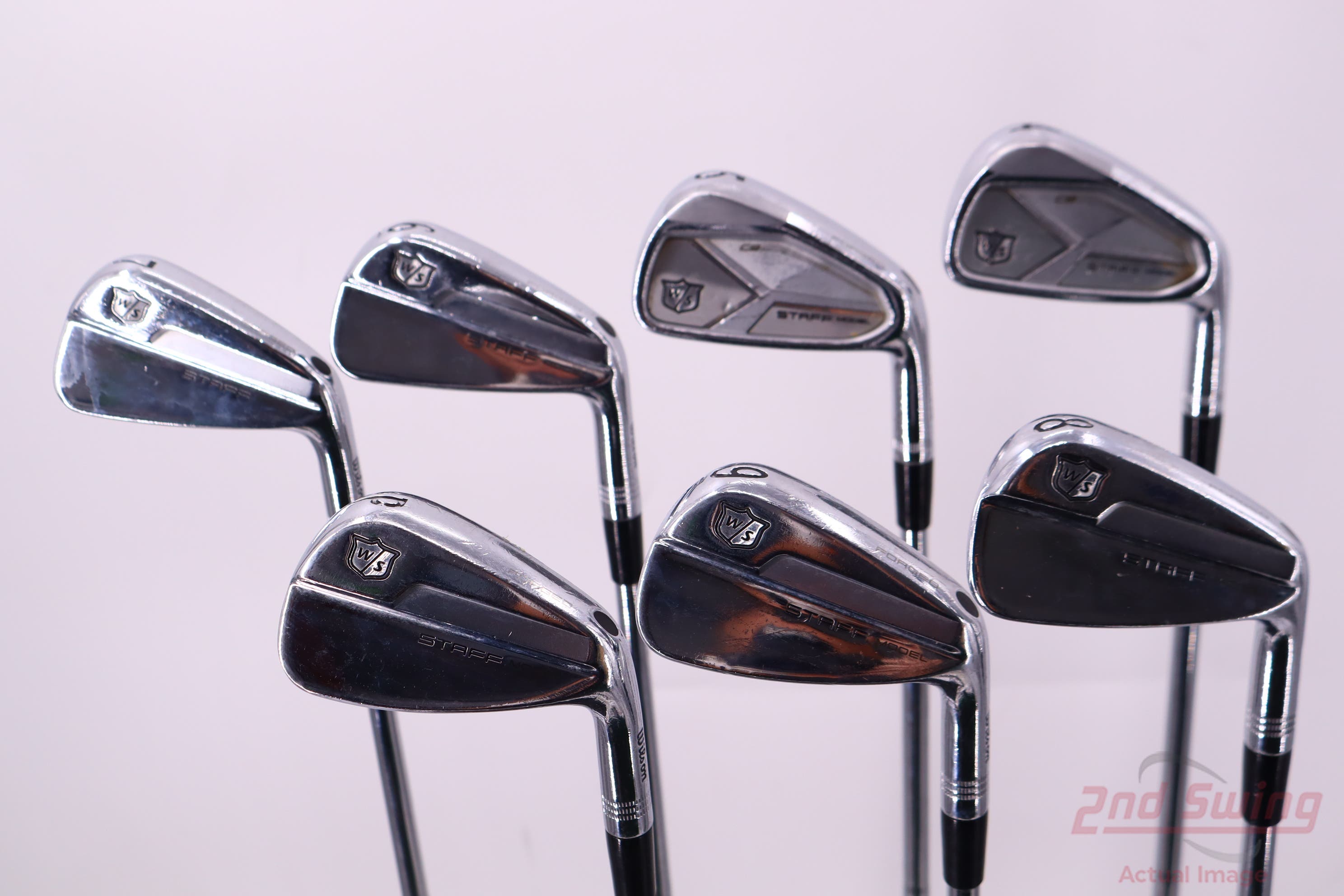 Wilson Staff Tour Blade Iron Set(8) selling 2-9 Steel Stiff Flex Shaft RH Vintage