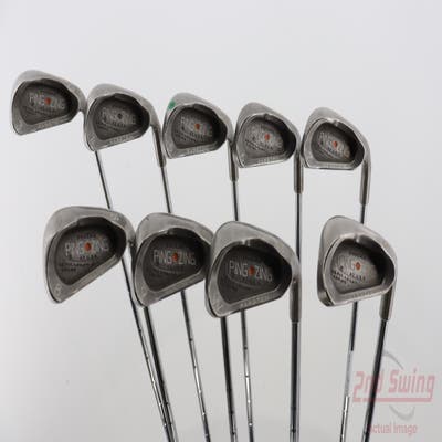 Ping Zing Iron Set 4-PW SW Ping KT-M Steel Stiff Right Handed Orange Dot 37.5in