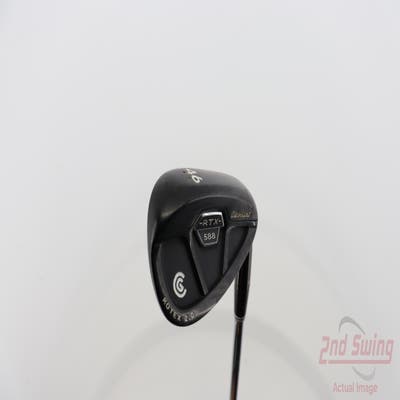 Cleveland 588 RTX 2.0 CB Black Satin Wedge Gap GW 46° 8 Deg Bounce True Temper Dynamic Gold Steel Wedge Flex Right Handed 35.5in