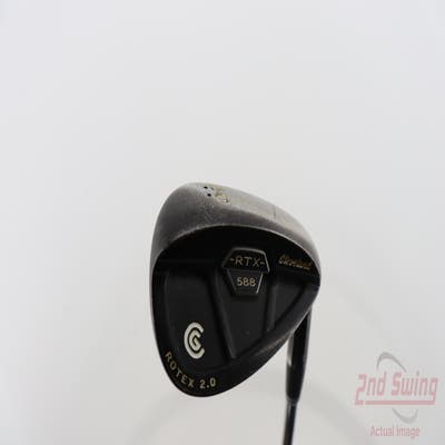 Cleveland 588 RTX 2.0 CB Black Satin Wedge Lob LW 60° 12 Deg Bounce True Temper Dynamic Gold Steel Wedge Flex Right Handed 35.5in