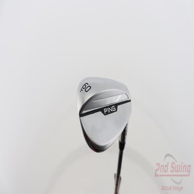 Ping s159 Chrome Wedge Lob LW 60° 6 Deg Bounce T Grind Ping Z-Z115 Steel Wedge Flex Right Handed Black Dot 35.5in