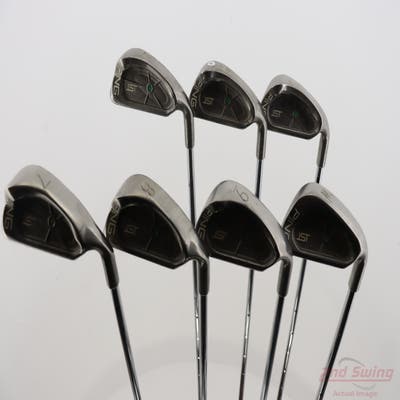 Ping ISI Iron Set 4-PW Ping JZ Steel Stiff Right Handed Green Dot 38.0in