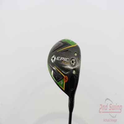 Callaway EPIC Flash Sub Zero Fairway Wood 3+ Wood 13.5° PX HZRDUS Smoke Black 70 Graphite X-Stiff Right Handed 43.0in