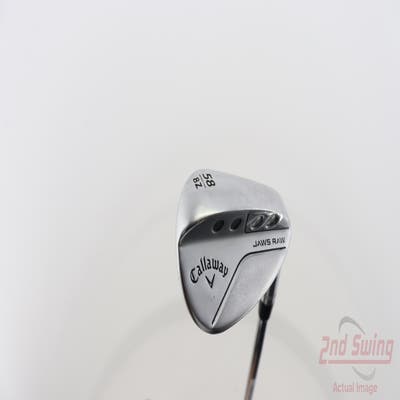 Callaway Jaws Raw Chrome Wedge Lob LW 58° 8 Deg Bounce Z Grind Dynamic Gold Spinner TI Steel Wedge Flex Right Handed 35.0in