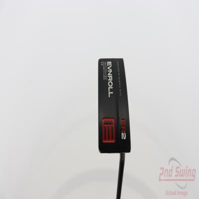 Evnroll ER2 Mid Blade Black Putter Steel Right Handed 33.5in