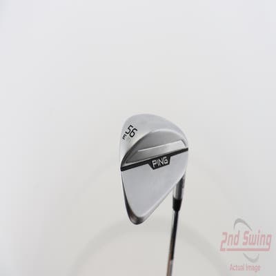 Ping s159 Chrome Wedge Sand SW 56° 10 Deg Bounce E Grind Ping Z-Z115 Steel Wedge Flex Right Handed Black Dot 35.0in