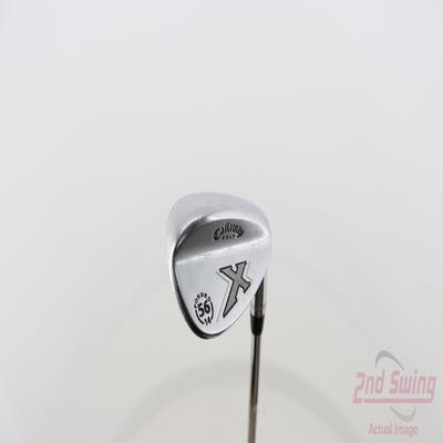 Callaway X Forged Chrome Wedge Sand SW 56° 14 Deg Bounce Stock Steel Shaft Steel Wedge Flex Right Handed 35.5in