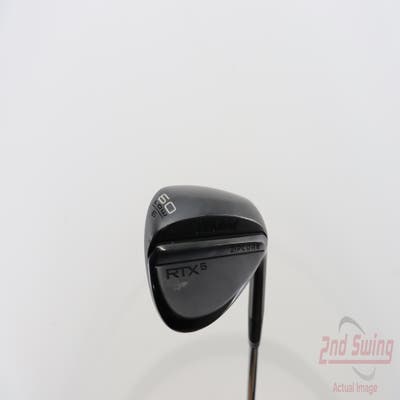 Cleveland RTX 6 ZipCore Black Satin Wedge Lob LW 60° 6 Deg Bounce Low FST KBS Tour Lite Steel Regular Right Handed 38.0in