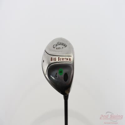 Callaway 2004 Big Bertha Fairway Wood 4 Wood 4W Callaway RCH 75w Graphite Senior Right Handed 41.5in