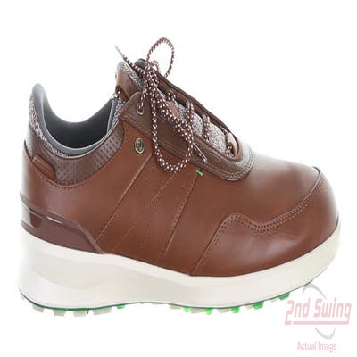 New Mens Golf Shoe Footjoy Stratos Medium 9.5 Brown MSRP $220 50065