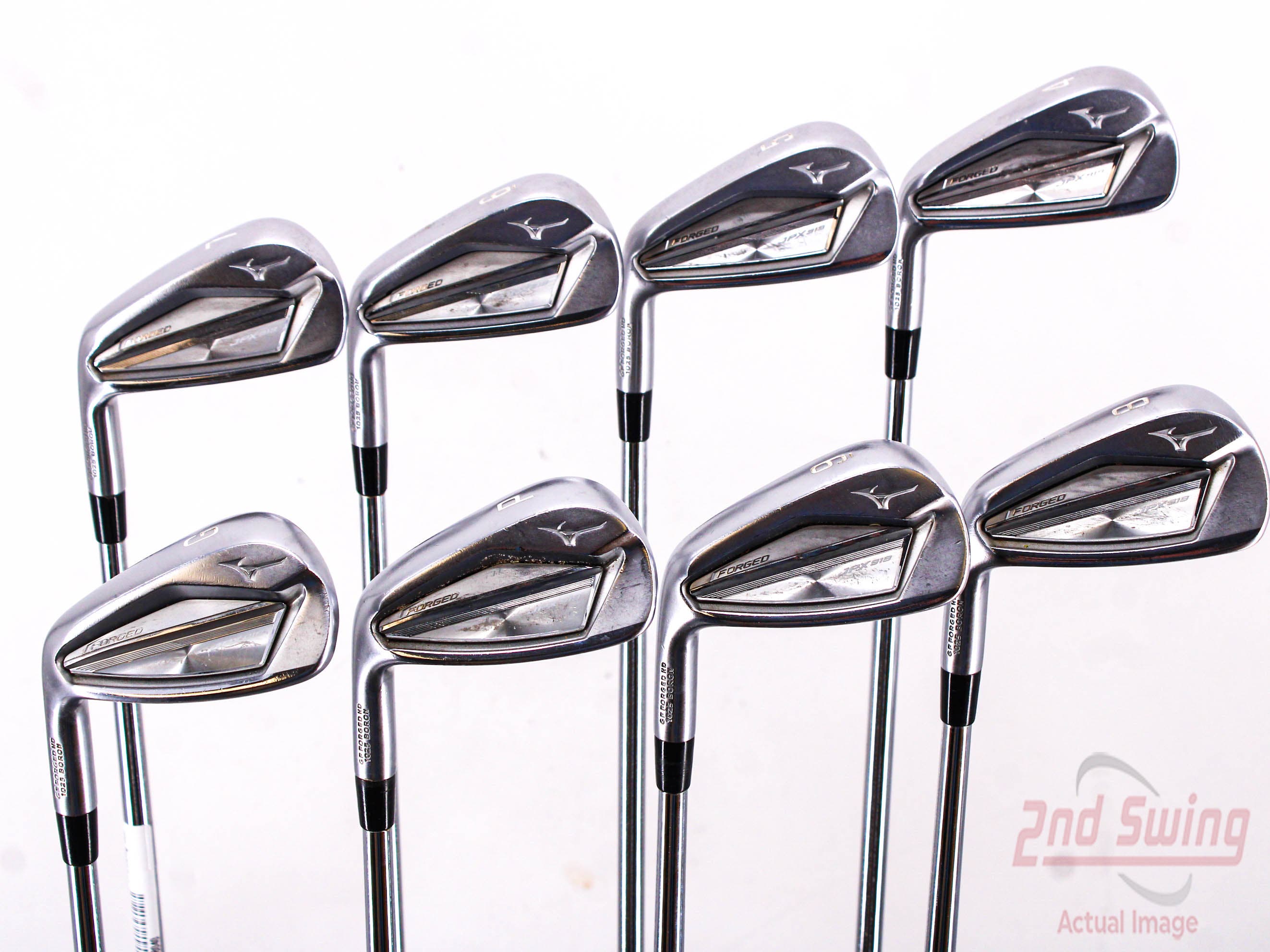 Mizuno JPX 919 Forged Iron Set 4-PW GW Nippon NS Pro Modus 3 Tour 120 Steel  Stiff Left Handed 38.0in