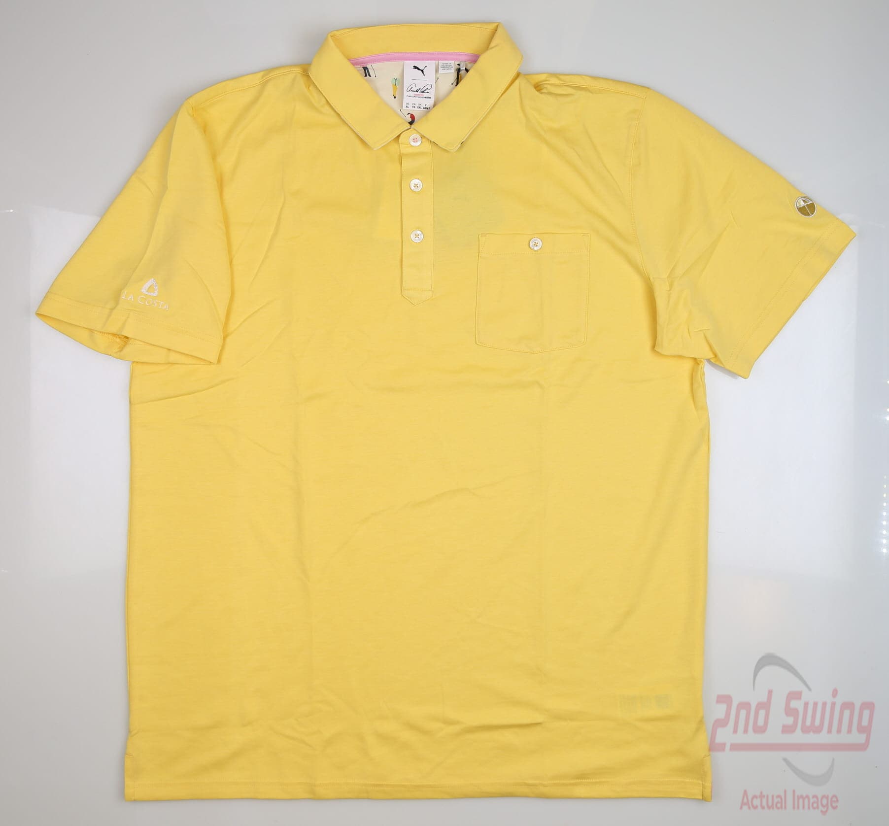 Preloved Men's Shirt - Yellow - XL