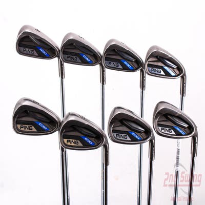 Ping G30 Iron Set 4-PW GW Ping CFS Distance Steel Stiff Right Handed Black Dot 38.25in