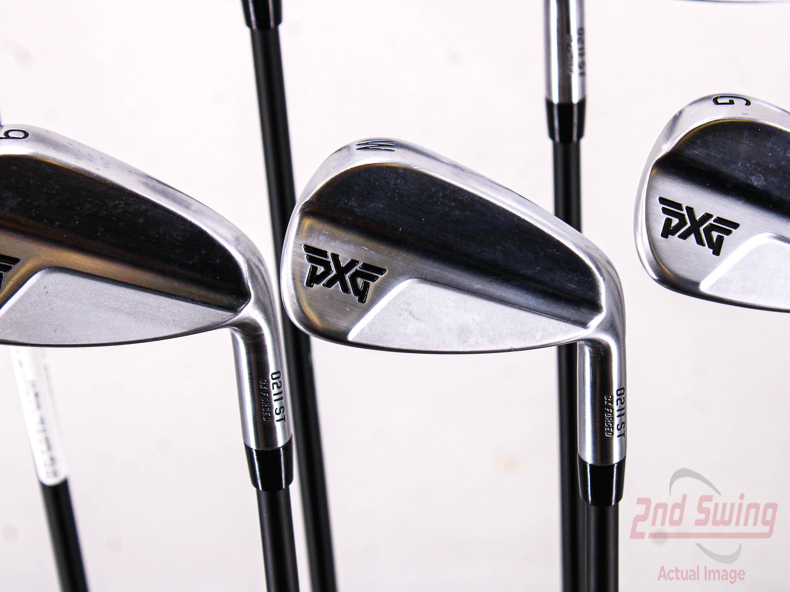 PXG 0211 ST Iron Set 5-PW GW Mitsubishi MMT 80 Graphite Stiff Right Handed  39.25in