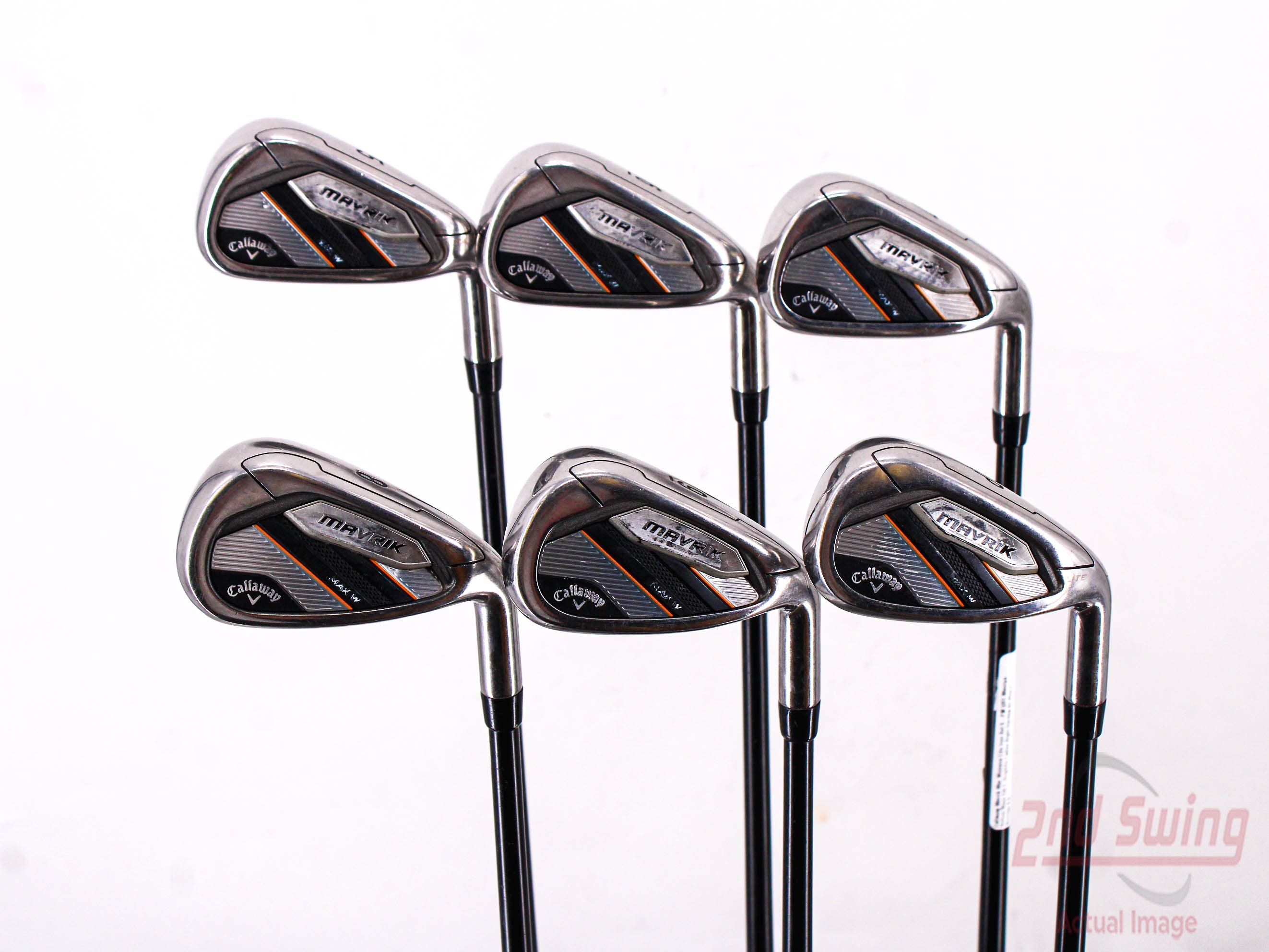 Callaway Mavrik Max Womens Lite Iron Set 5-PW UST Mamiya Helium Black 50L1  Graphite Ladies Right Handed 37.25in