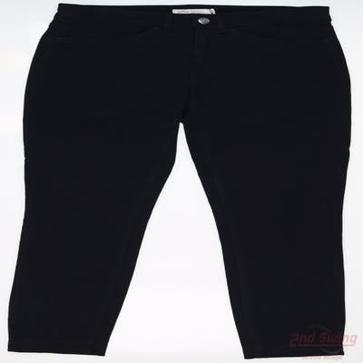 New Womens Peter Millar Golf Pants 4 Navy Blue MSRP $109