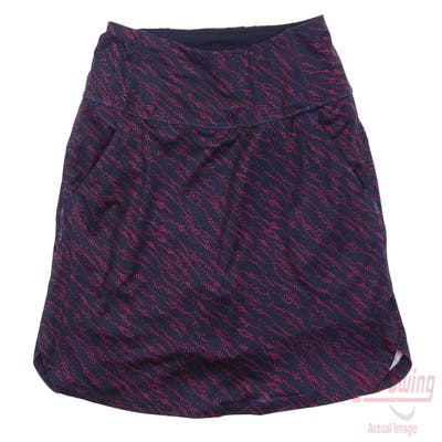 New Womens Puma High Rise Whitewater Skort Small S Navy Blazer/Orchid Shadow MSRP $80