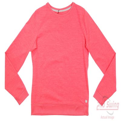 New Womens Puma Cloudspun Long Sleeve Crew Neck Small S Loveable Heather MSRP $70