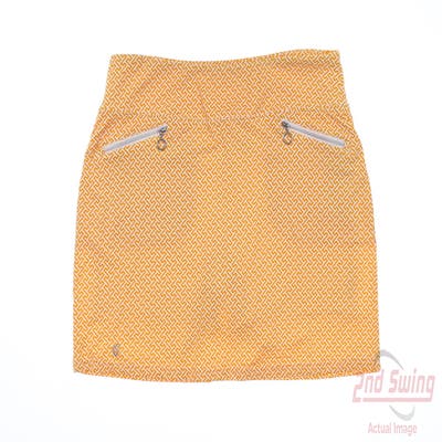 New Womens GG BLUE Skort Large L Orange MSRP $74