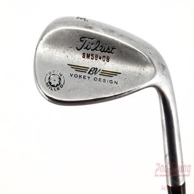 Titleist 2009 Vokey Spin Milled Chrome Wedge Lob LW 58° 8 Deg Bounce True Temper Dynamic Gold Steel Wedge Flex Right Handed 36.25in