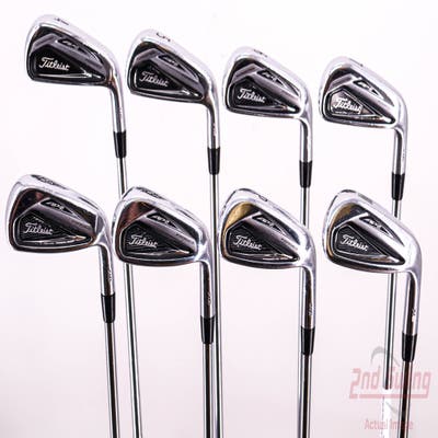 Titleist 716 AP2 Iron Set 4-PW AW True Temper Steel Stiff Right Handed 37.25in