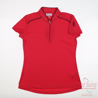 New W/ Logo Womens Greg Norman Polo Small S Pink MSRP $55