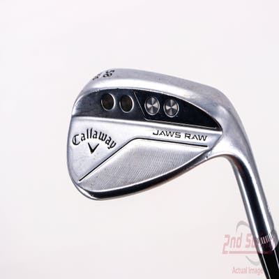 Callaway Jaws Raw Chrome Wedge Lob LW 58° 10 Deg Bounce S Grind Dynamic Gold Spinner TI 115 Steel Wedge Flex Right Handed 35.0in