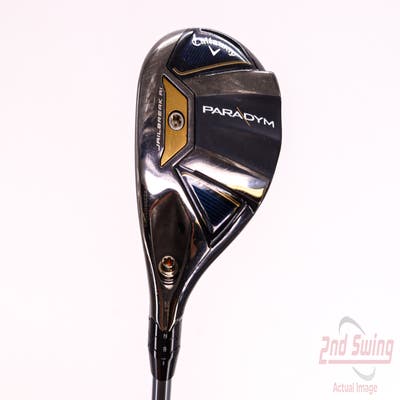 Callaway Paradym Hybrid 3 Hybrid 21° PX HZRDUS Silver Gen4 75 Graphite Stiff Left Handed 40.25in