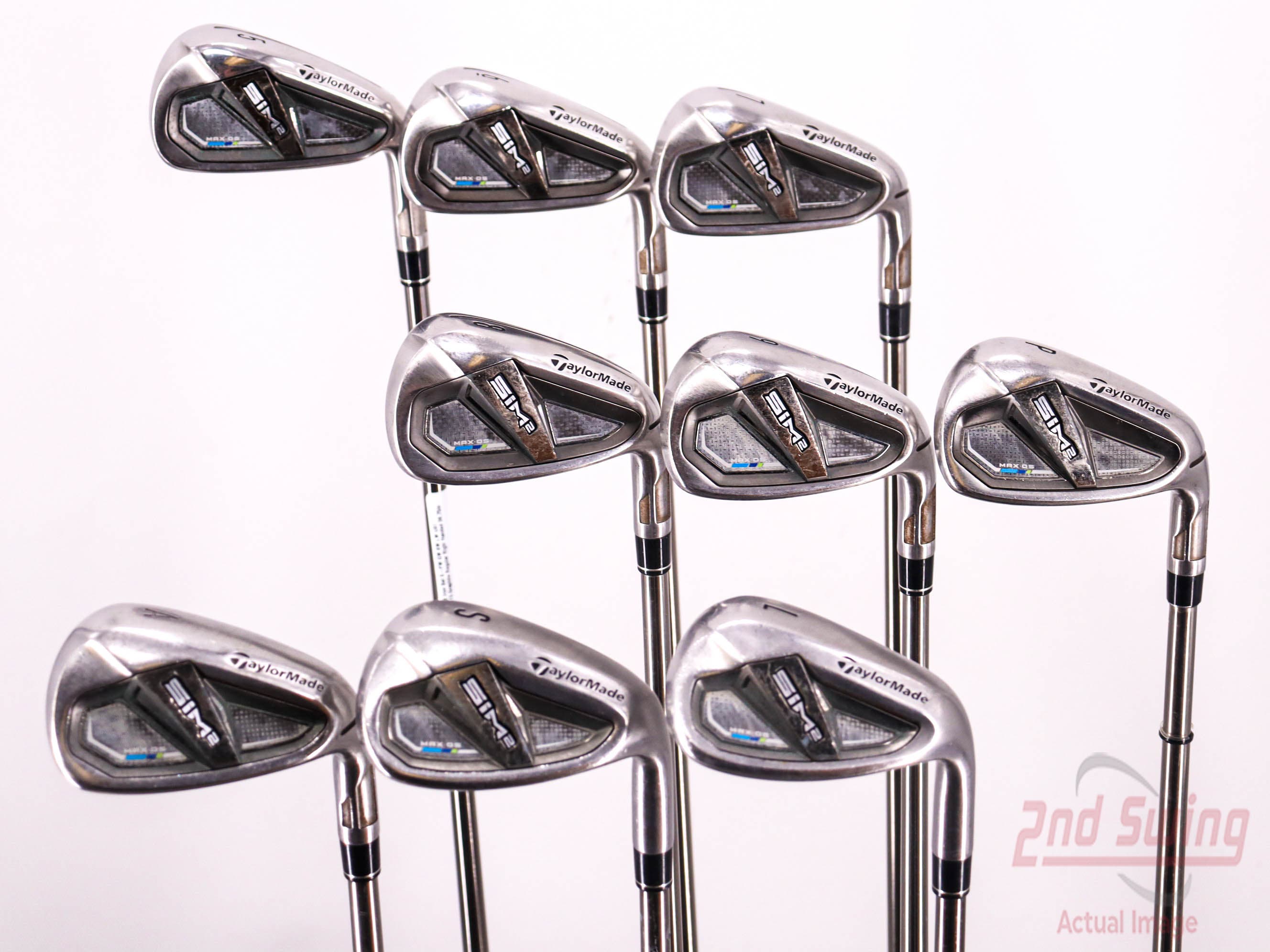 TaylorMade SIM2 MAX OS Iron Set (D-12435837513) | 2nd Swing Golf