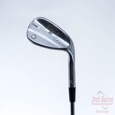 Titleist Vokey SM6 Tour Chrome Wedge Gap GW 52° 8 Deg Bounce F Grind SM6 BV Steel Wedge Flex Right Handed 36.0in