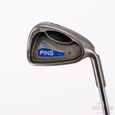 Ping G2 Single Iron 5 Iron Stock Steel Shaft Steel Regular Right Handed Green Dot 37.75in