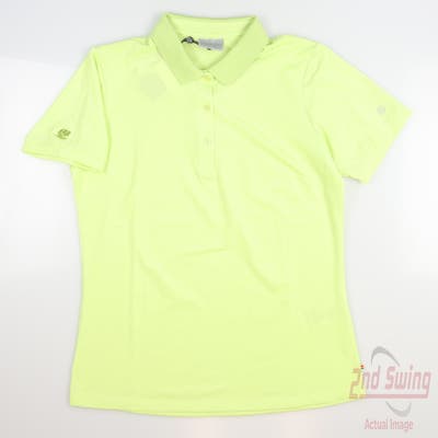 New W/ Logo Womens Galvin Green Golf Polo Small S Green MSRP $89