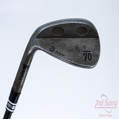 Sub 70 JB Forged Raw Wedge Gap GW 52° Dynamic Gold TI Onyx S400 Steel Stiff Left Handed 35.25in