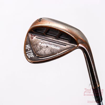 TaylorMade HI-TOE RAW Wedge Lob LW 60° 10 Deg Bounce Dynamic Gold Tour Issue S400 Steel Stiff Right Handed 35.0in