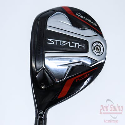 TaylorMade Stealth Plus Fairway Wood 3 Wood 3W 15° PX HZRDUS Smoke Red RDX 75 Graphite Stiff Left Handed 44.0in