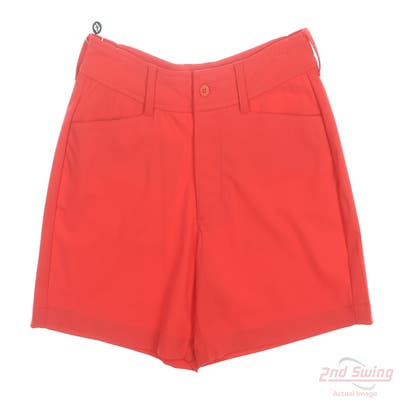 New Womens Footjoy Golf Shorts Medium M Red MSRP $85