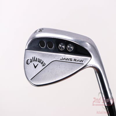 Callaway Jaws Raw Chrome Wedge Sand SW 54° 10 Deg Bounce S Grind Dynamic Gold Spinner TI Steel Wedge Flex Right Handed 35.5in