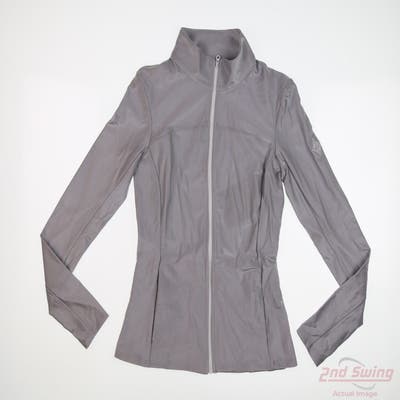 New W/ Logo Womens Foray Golf Jacket X-Small XS Gray MSRP $140