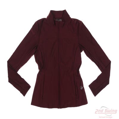 New Womens Foray Golf Jacket X-Small XS Maroon MSRP $140