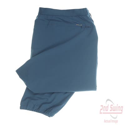 New Womens Ralph Lauren RLX Golf Pants Large L Blue MSRP $188